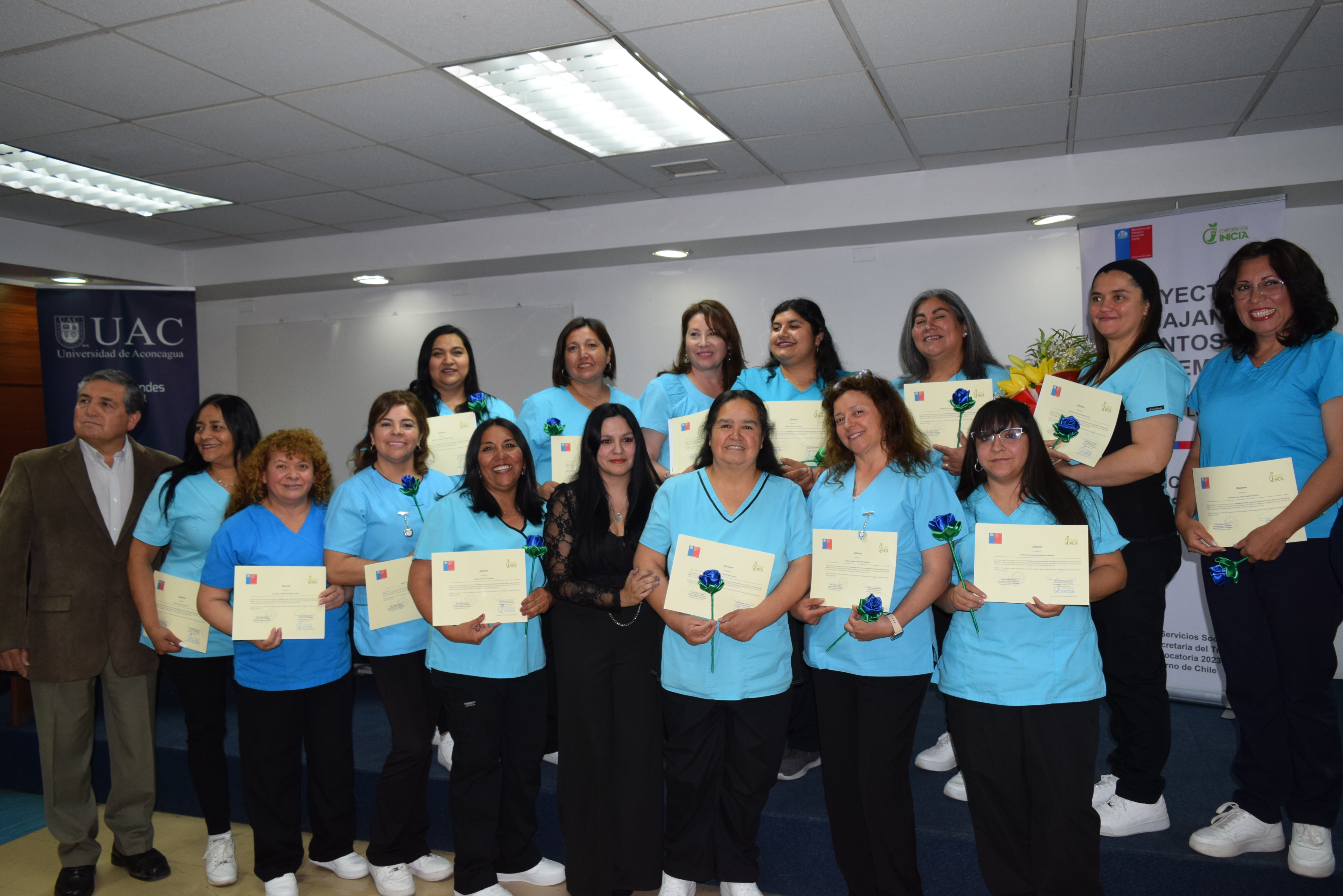 CEREMONIA DE CERTIFICACIÓN REALIZADA EN LOs ANDes